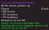 Crystal Webbed Robe
