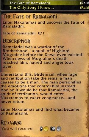 Quest : The Fate of Ramaladni